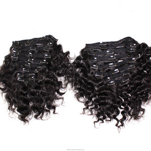 Añade volumen y rebote instantáneos con extensiones de cabello rizado con clip - 100% cabello humano, fácil de aplicar, natural y sin costuras - Product Image 3