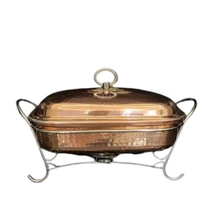 Hot Selling Round Polished Metal Casserole Pot With Lid Modern Luxury Design Durable For Gas And Induction Cooker - Product Image 4