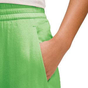 Pantalon en éponge française taille haute pour femme pleine longueur avec poches et taille réglable - Product Image 6