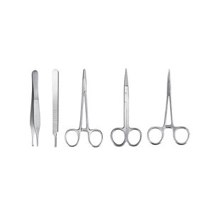 Medical Student Suture Training Kit with Skin Model Surgical Stitching Practice Instrument Tools Simulation Set - Product Image 2