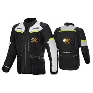 Chaquetas de Motociclismo para Carretera y Todoterreno, Impermeables, Resistentes al Viento, Protección para las Cuatro Estaciones, 100% Poliéster, Ropa de Motociclista - Product Image 1