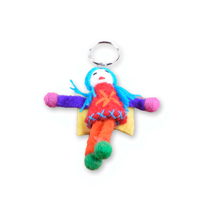 Small Felt Doll Design <b>Key</b> Ring Cute Plush <b>Key</b> <b>Chain</b> - Product Image 2