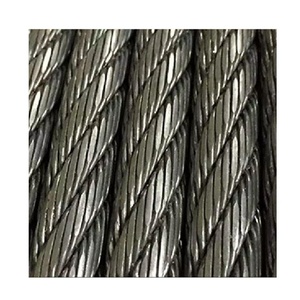 Wire Rope 35 X 7 Compacted Hot Rolled Non-Alloy High Carbon Steel AiSi Standard Hot Dip Galvanized with Cutting Service - Product Image 1