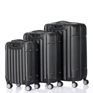 Valigia da viaggio multifunzionale 3-in-1 di grande capacità nera - Product Image 3