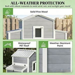 Pollaio in Legno Resistente per la Tua Folla di Polli - Product Image 3