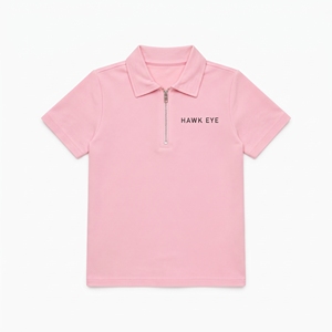 Camiseta Polo para Niños 100% Algodón, Estilo Casual, Unisex, Personalizable con Etiqueta Privada, Cierre de Cremallera de un Cuarto, Cuello Camisero, Corte Regular - Product Image 3