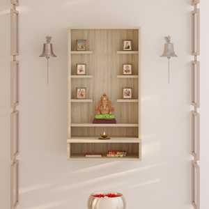 หิ้งไม้ขนาดเล็กแบบดั้งเดิม Shubh สำหรับติดผนังบ้าน - Product Image 6