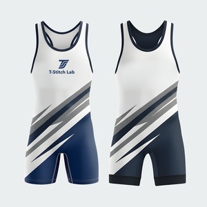 Singletes de Lucha Libre para Hombre con Logotipo Personalizado, MOQ Bajo, Alta Calidad, Secado Rápido, Material Ligero de Spandex/Poliéster, Venta al Por Mayor - Product Image 5