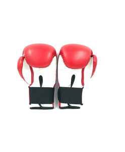 Guantes de Boxeo Rojos Completos Antideslizantes para Artes Marciales y Kickboxing, Anti-UV, Transpirables, Ligeros, de Material PU - Product Image 3