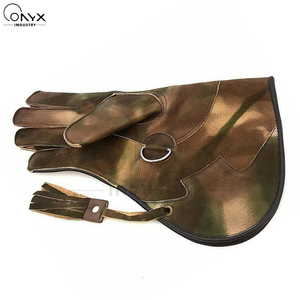 Gants de fauconnerie en cuir de vachette robuste, trois couches, pour l'entraînement et la manipulation, anti-rayures, pour le soudage, respirants - Product Image 2