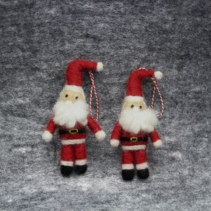 Adorno de Papá Noel Hecho a Mano, Decoración Navideña de Fieltro No Tejido, 11CM-30CM, Juguete de Peluche Unisex para Decoración de Árboles - Product Image 3
