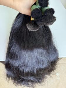 Grande vente ! Cheveux humains vierges en vrac, vente en gros de mèches de cheveux vietnamiens bruts provenant d'un fournisseur, double trame, Remy non traité, brut - Product Image 2