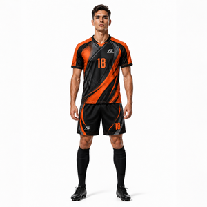 Ensemble d'uniformes de football personnalisés sublimés, maillot de football respirant pour équipe, kit de sport à séchage rapide pour hommes, adultes et enfants - Product Image 3