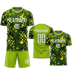 Custom Digital Print Soccer Wear Uniform Sets Practice Shirts 100% Polyester Quick Dry Summer Short Sleeve - Product Image 6