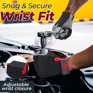 Quality Mechanic Gloves With Reinforced Palm Support For Active Work <b>Environments</b> Mechanic Gloves - Product Image 5