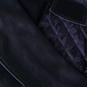 Chaqueta Universitaria Azul Claro con Logotipo Personalizado, Talla Grande, para Hombre, Estilo Béisbol, de Lona y Algodón, Venta al Por Mayor OEM - Product Image 4