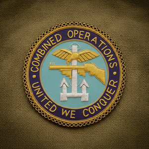 Parche Bordado Redondo de Operaciones Combinadas para Coser en Uniformes y Prendas - Product Image 2