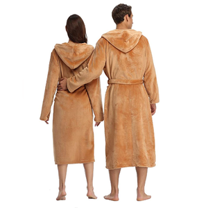 Peignoirs en polaire pour couples Nesta Sports, pyjamas doux et chauds en flanelle et velours pour l'hiver - Product Image 2