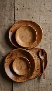 Mango Wood Charger Plate Classic Wedding Design Eco-Friendly & Handmade - Product Image 6
