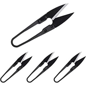 Hot Selling Simple Stainless Steel U-shaped Yarn Scissors with Zinc Alloy Handle Multi-functional for Hand Sewing - Product Image 1