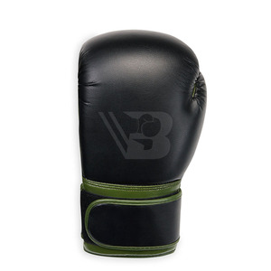 Guantes de Boxeo de Cuero de Alta Calidad, Muy Populares, con Cierre de Gancho y Bucle en la Muñeca, Servicio Personalizado OEM - Product Image 3