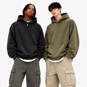 Sudadera con Capucha Extra Grande de Estilo Vintage Personalizada, Sudadera con Capucha de Forro Polar Grueso para Hombre y Mujer - Product Image 4