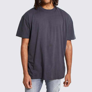Men's <b>Cream</b> Solid Color Short Sleeve <b>T</b>-<b>Shirt</b> 100% Cotton Summer Casual Top Plain Dyed Style - Product Image 5