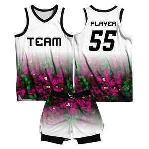 Uniforme de Baloncesto Personalizado de Alta Calidad – Camiseta y Pantalones Cortos Sublimados 100% Poliéster - Product Image 5