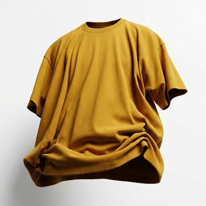 เสื้อยืดผู้ชายแขนสั้นทรงหลวมโอเวอร์ไซส์ ผ้าคอตตอนเนื้อหนัก ล้างสี พิมพ์ลาย คุณภาพสูง ทรงไหล่ตก เป็นมิตรต่อสิ่งแวดล้อม เหมาะสำหรับฤดูร้อน - Product Image 5