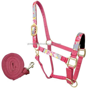 Licou de course en nylon léger et imperméable pour chevaux avec motif d'impression de créateur - Product Image 2