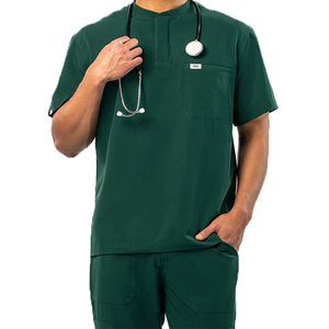 Nueva Moda AMSEA INTERNATIONAL Conjuntos de Uniformes Médicos Unisex Pantalones Jogger de Tela de Poliéster Tejida para Uso Hospitalario con Detección de Agujas - Product Image 6