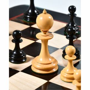 Pièces d'échecs en résine artisanales, style Staunton, en résine de pierre naturelle, poids professionnel, pour jeux de société - Product Image 5