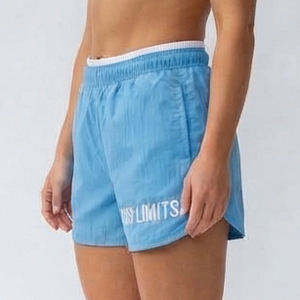 Shorts coupe-vent à taille élastique pour femmes, avec poches latérales, en nylon, à séchage rapide, pour randonnée, camping, légers, imperméables - Product Image 3