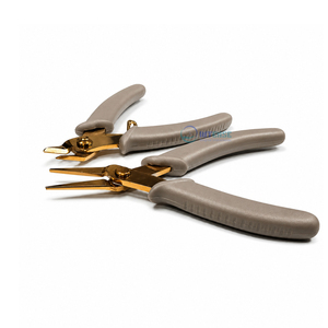 Ensemble de pinces professionnelles pour la fabrication de bijoux, outils à bec effilé et coupe-fil de couleur personnalisée pour bijoutiers, vente en gros - Product Image 3