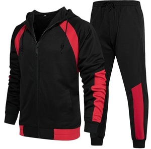 Top Selling Good Quality 2 Pcs Tracksuit <b>Set</b> Hoodie & Sweatpants French Terry Fleece Breathable Outerwear Hooded Track Suits - Product Image 5