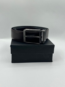 Cinturón de Cuero Personalizado con Logotipo, 4 mm de Grosor, Estilo Vintage de Lujo, Cinturón de Cuero Genuino para Hombre con Hebilla de Latón Sólido - Product Image 2