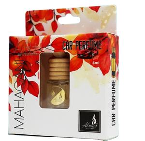 Parfum de voiture organique en bois de longue durée pour le parfum de voiture et le désodorisant de voiture à la maison avec le parfum d'acajou - Product Image 1