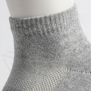 Gray Ankle <b>Socks</b> Breathable Knitted Cotton Polyester Spandex <b>Running</b> Sports <b>Socks</b> for Adults Summer Thin Solid Style - Product Image 4