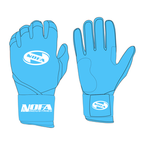 Gants de frappeur de baseball en cuir avec logo personnalisé, respirants, antidérapants, ambidextres, fermeture à boucle, rembourrés, gants de sport professionnels - Product Image 1