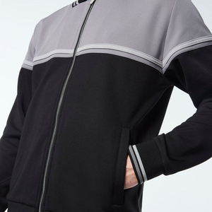 Survêtements imprimés streetwear décontractés de haute qualité, ensemble veste et pantalon de jogging unisexe épais, personnalisé, sportif et élégant, 100% coton - Product Image 2