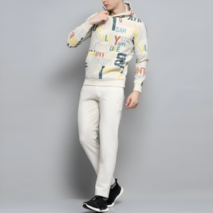 Conjunto de Sudadera con Capucha y Pantalones Deportivos de Forro Polar para Hombre, Ropa Deportiva Informal, Corte Holgado, Ropa de Invierno, Logotipo Personalizado, Venta al Por Mayor - Product Image 2