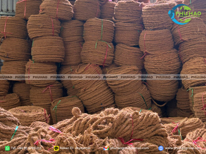 Corde en fibre de coco à structure durable pour la fixation et le soutien en extérieur, applications en aménagement paysager et en agriculture - Product Image 2