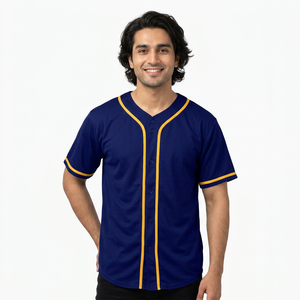Maillots de baseball américains pour adultes, personnalisés sur mesure, impression numérique par sublimation, design personnalisé, uniformes de baseball pour hommes, hauts de baseball - Product Image 4