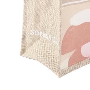 Bolsa de Yute Promocional Personalizada con Impresión, Bolsa Reutilizable Ecológica para Negocios - Product Image 3