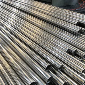 Sıcak satış 201 304 316l paslanmaz çelik boru 1 inç ayna cilalı kaynaklı dikişsiz paslanmaz çelik boru