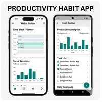 Aplicación RoyalCraft Enterprise para el Desarrollo de Hábitos, Rastreador de Rutinas Diarias, Planificador de Objetivos, Creador de Hábitos Positivos para IOS/Android/Linux/Mac