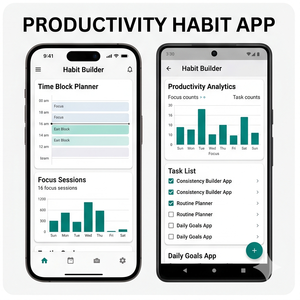 Application RoyalCraft Habit Building – Suivi de la routine quotidienne, planificateur d'objectifs et créateur de habitudes positives IOS/Android/Linux/Mac - Product Image 4