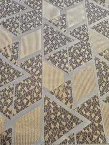 Tissu jacquard en polyester ultra doux et brillant turc Brocart métallique fantaisie avec fil spécialisé pour vêtements pour femmes musulmanes - Product Image 3