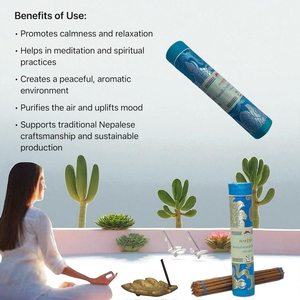 Fait à la main au Népal bois de santal naturel de haute qualité et bâton d'encens Zambala ensemble de 2 excellents encens aromatiques de parfum de maison - Product Image 4