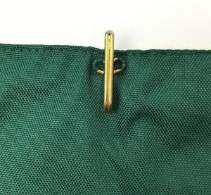 Cuello Masónico Bordado Verde con Diseño de Laurel Dorado, Hecho a Mano con Cinta de Algodón Artesanal - Product Image 4